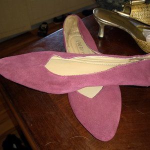 Lane Bryant Suede Flats 9W